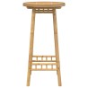 Table de bar d'extérieur ronde en bambou Ø55x100 cm 630723630723
