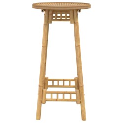 Table de bar d'extérieur ronde en bambou Ø55x100 cm 630723630723