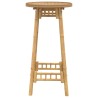 Table de bar d'extérieur ronde en bambou Ø55x100 cm 630723630723