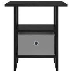 Table de chevet avec tiroir 2 pcs Chêne noir 41 x 40 x 45 cm 630724630724
