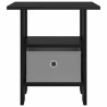 Table de chevet avec tiroir 2 pcs Chêne noir 41 x 40 x 45 cm 630724630724