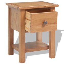 Table de chevet 36x30x47 cm Bois de chêne massif 630725630725