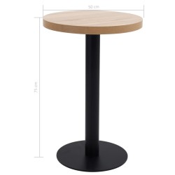 Table de bistro Marron clair 50 cm MDF 630726630726
