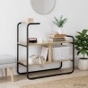 Table console Chêne Sonoma 80 x 35 x 75 cm Bois d'ingénierie 630728630728