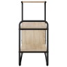 Table console Chêne Sonoma 80 x 35 x 75 cm Bois d'ingénierie 630728630728