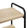 Table console Chêne Sonoma 80 x 35 x 75 cm Bois d'ingénierie 630728630728