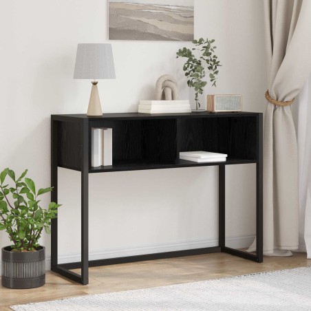 Table d'appoint Chêne noir 100 x 36 x 75 cm Bois d'ingénierie 630729630729