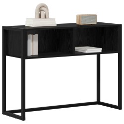 Table d'appoint Chêne noir 100 x 36 x 75 cm Bois d'ingénierie 630729630729