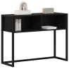 Table d'appoint Chêne noir 100 x 36 x 75 cm Bois d'ingénierie 630729630729