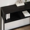 Table d'appoint Chêne noir 100 x 36 x 75 cm Bois d'ingénierie 630729630729
