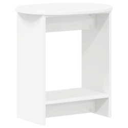 Table d'appoint Blanc 50 x 39,5 x 55 cm Bois d'ingénierie 630730630730