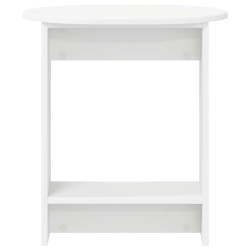 Table d'appoint Blanc 50 x 39,5 x 55 cm Bois d'ingénierie 630730630730