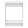 Table d'appoint Blanc 50 x 39,5 x 55 cm Bois d'ingénierie 630730630730