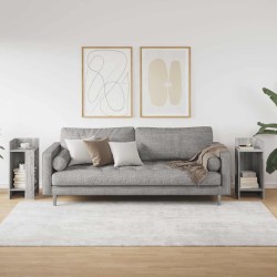 Tables d'appoint 2 pcs avec étagère sonoma gris 25,5x27x60 cm 630733630733
