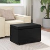 Tabouret Noir Cuir Synthétique et Bois Composite 630746630746