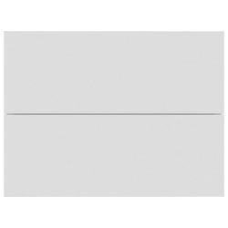 Tables de chevet 2 pcs Blanc 40x30x30 cm Bois d'ingénierie 630747630747
