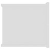 Tables de chevet 2 pcs Blanc 40x30x30 cm Bois d'ingénierie 630747630747