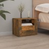 Tables de chevet murales 2 pcs Chêne fumé 50x36x40 cm 630748630748