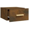 Tables de chevet murales 2 pcs chêne fumé 35x35x20 cm 630749630749