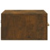 Tables de chevet murales 2 pcs chêne fumé 35x35x20 cm 630749630749