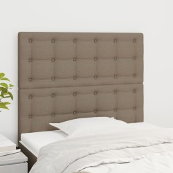 Tête de lit Taupe 90x5x118/128 cm Tissu 630751630751