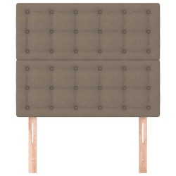 Tête de lit Taupe 90x5x118/128 cm Tissu 630751630751
