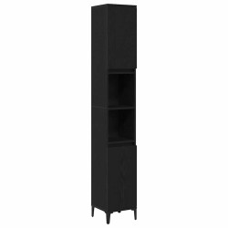 Ensemble de mobilier de salle de bain 3 pcs Chêne noir 630764630764
