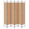Paravent à 6 panneaux Beige 240 x 220 cm Tissu 630765630765