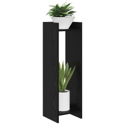 Support de Plante 2 pc Chêne Noir 30 x 30 x 100 cm 630767630767