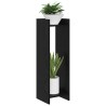 Support de Plante 2 pc Chêne Noir 30 x 30 x 100 cm 630767630767