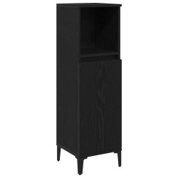 Ensemble de mobilier de salle de bain 3 pcs Chêne noir 630768630768