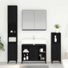 Ensemble de mobilier de salle de bain 3 pcs Chêne noir 630772630772