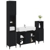 Ensemble de mobilier de salle de bain 3 pcs Chêne noir 630772630772