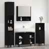 Ensemble de mobilier de salle de bain 3 pcs Chêne noir 630772630772