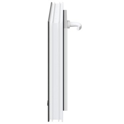 Fenêtre de sous-sol RISOR 60 x 40 cm PVC et verre Anthracite 630774630774