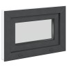 Fenêtre de sous-sol RISOR 60 x 40 cm PVC et verre Anthracite 630774630774