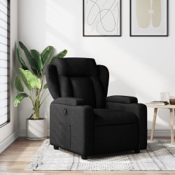 Fauteuil inclinable en tissu noir 630775630775