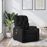 Fauteuil inclinable de massage noir tissu 630776630776
