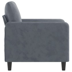 Fauteuil Gris foncé 60 cm Velours 630777630777