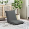 Fauteuil de sol ajustable Gris foncé Tissu 630778630778
