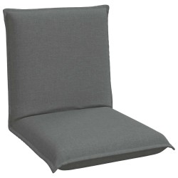 Fauteuil de sol ajustable Gris foncé Tissu 630778630778
