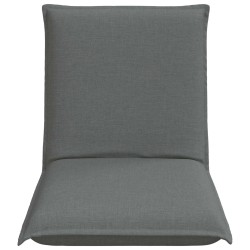 Fauteuil de sol ajustable Gris foncé Tissu 630778630778