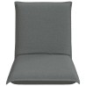Fauteuil de sol ajustable Gris foncé Tissu 630778630778