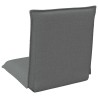 Fauteuil de sol ajustable Gris foncé Tissu 630778630778