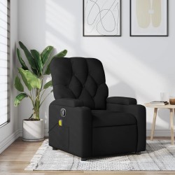 Fauteuil de massage inclinable noir tissu 630779630779