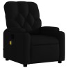 Fauteuil de massage inclinable noir tissu 630779630779