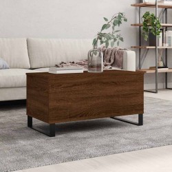 Table basse Chêne marron 90x44,5x45 cm Bois d'ingénierie 630784630784
