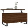 Table basse Chêne marron 90x44,5x45 cm Bois d'ingénierie 630784630784