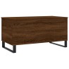 Table basse Chêne marron 90x44,5x45 cm Bois d'ingénierie 630784630784