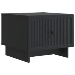 Table basse avec tiroir Noir 49 x 50 x 40 cm Bois d'ingénierie 630787630787